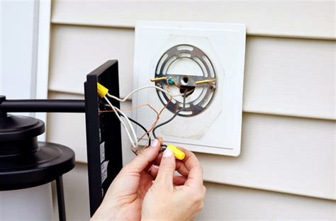 outdoor electrical box for light fixture|install exterior light fixture box.